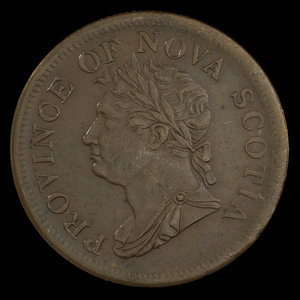 Canada, Province de la Nouvelle-Écosse, 1 penny : 1832