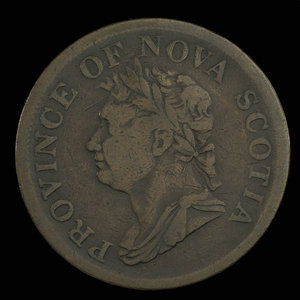 Canada, Province de la Nouvelle-Écosse, 1 penny : 1832