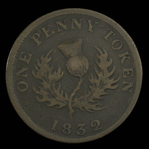 Canada, Province de la Nouvelle-Écosse, 1 penny : 1832