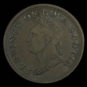 Canada, Province de la Nouvelle-Écosse, 1 penny : 1832