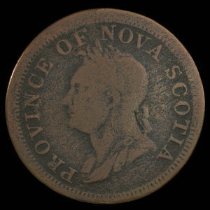 Canada, Province de la Nouvelle-Écosse, 1 penny : 1832