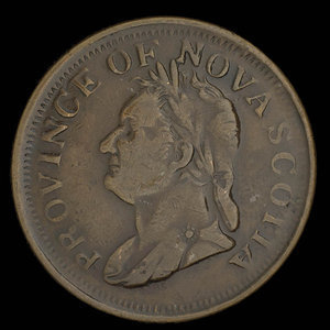 Canada, Province de la Nouvelle-Écosse, 1 penny : 1832