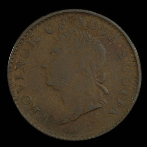 Canada, Province de la Nouvelle-Écosse, 1/2 penny : 1832