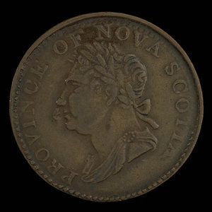 Canada, Province de la Nouvelle-Écosse, 1/2 penny : 1832