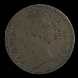 Canada, Province de la Nouvelle-Écosse, 1 penny : 1840