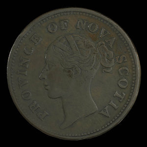 Canada, Province de la Nouvelle-Écosse, 1 penny : 1840