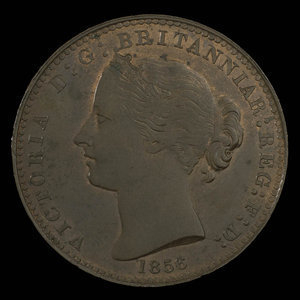 Canada, Province de la Nouvelle-Écosse, 1 penny : 1856