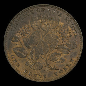 Canada, Province de la Nouvelle-Écosse, 1 penny : 1856