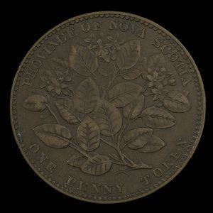 Canada, Province de la Nouvelle-Écosse, 1 penny : 1856