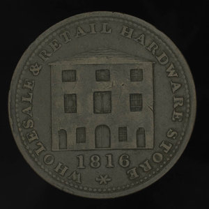 Canada, W.A. & S. Black, 1/2 penny : 1816