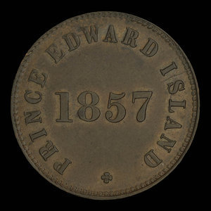 Canada, George Davies, 1/2 penny : 1857