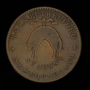 Canada, R. & I.S. Rutherford, 1/2 penny : 1841