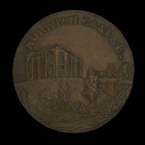 Grande-Bretagne, Richard Bacon, 1/2 penny : 1794