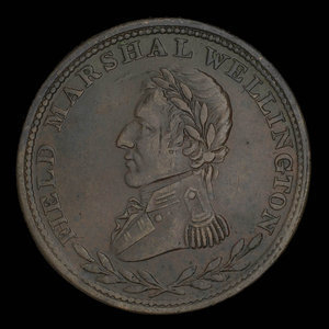 Canada, inconnu, 1/2 penny : 1813