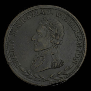 Canada, inconnu, 1/2 penny : 1813