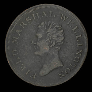 Canada, inconnu, 1/2 penny : 1805