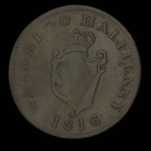 Canada, inconnu, 1/2 penny : 1816