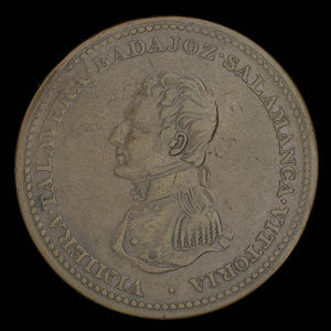 Canada, inconnu, 1 penny : 1813