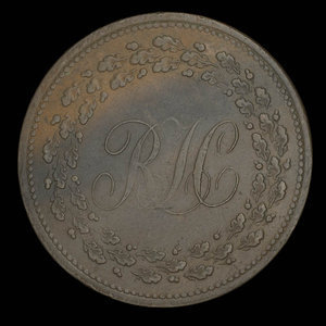 Canada, Richard Hurd, 1/2 penny : 1814