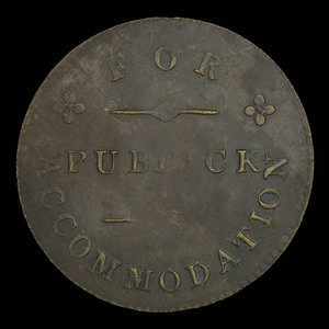 Canada, inconnu, 1/2 penny : 1815