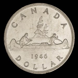 Canada, Georges VI, 1 dollar : 1946