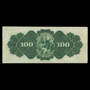 Canada, Merchants Bank of Canada (The), 100 dollars : 1 juin 1907