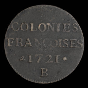 France, Louis XV, 9 deniers : 1721