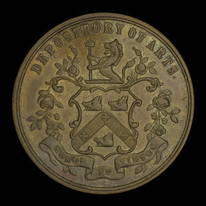 Canada, F. McDermott, aucune dénomination : 1855