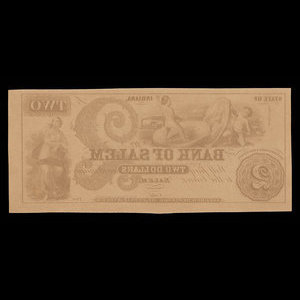 Canada, Bank of Upper Canada (York), 10 dollars : 31 janvier 1857