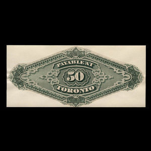 Canada, Dominion du Canada, 50 dollars : 1 mars 1872