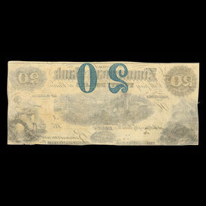 Canada, Zimmerman Bank, 20 dollars : décembre 1856