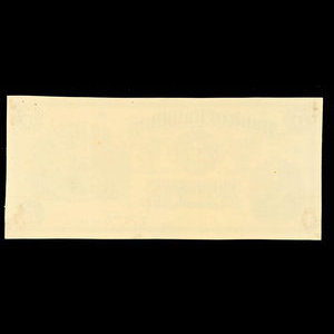 Canada, Bank of Hamilton, 5 dollars : 2 septembre 1872