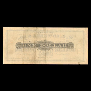 Canada, W.C. Edwards & Cie. Ltée., 1 dollar : 2 août 1887