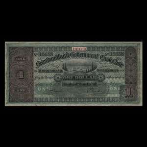 Canada, Gouvernement de Terre-Neuve, 1 dollar : 1911