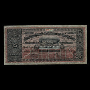 Canada, Gouvernement de Terre-Neuve, 25 cents : 1914