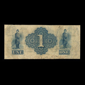 Canada, Banque du Peuple (People's Bank), 1 dollar : 2 mai 1870