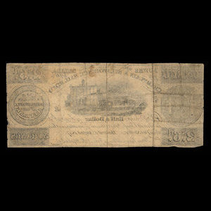 Canada, Champlain & St. Lawrence Railroad Company, 2 shillings, 6 pence : 1 août 1837