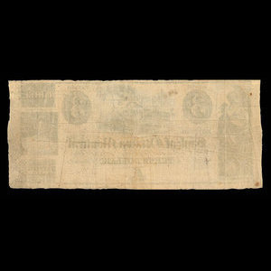 Canada, Banque de Ottawa, 3 dollars : 1838