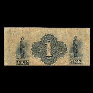 Canada, Banque du Peuple (People's Bank), 1 dollar : 1 septembre 1846