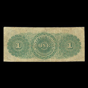 Canada, St. Stephen's Bank, 1 dollar : 1 mars 1880