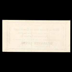 Canada, T.J. Lamontagne, 40 cents : 12 janvier 1886