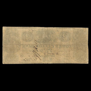 Canada, Lower Canada Bank, 2 dollars : 4 novembre 1837