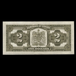 Canada, Dominion du Canada, 2 dollars : 23 juin 1923