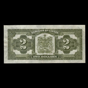 Canada, Dominion du Canada, 2 dollars : 23 juin 1923