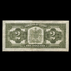 Canada, Dominion du Canada, 2 dollars : 23 juin 1923