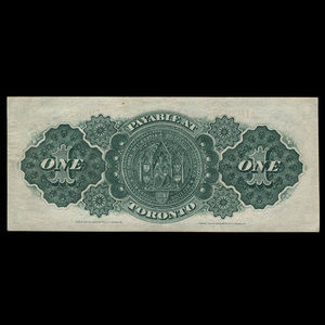 Canada, Dominion du Canada, 1 dollar : 1 juin 1878