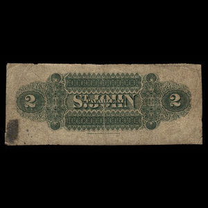 Canada, Dominion du Canada, 2 dollars : 1 juillet 1870