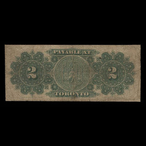 Canada, Dominion du Canada, 2 dollars : 1 juin 1878