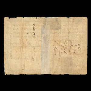 Canada, Gouvernement de l'Île-du-Prince-Édouard, 10 shillings : 20 novembre 1790