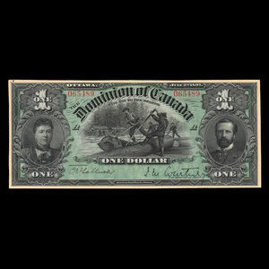 Canada, Dominion du Canada, 1 dollar : 2 juillet 1897